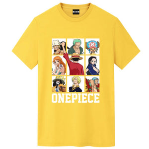 One Piece Characters in Sudoku T-Shirt
