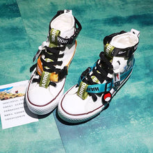 Load image into Gallery viewer, Naruto Characters Colorful Warrior Canvas Shoes
