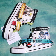 Load image into Gallery viewer, Naruto Characters Colorful Warrior Canvas Shoes
