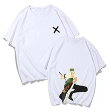 Load image into Gallery viewer, One Piece Zoro Holding Swords T-shirt
