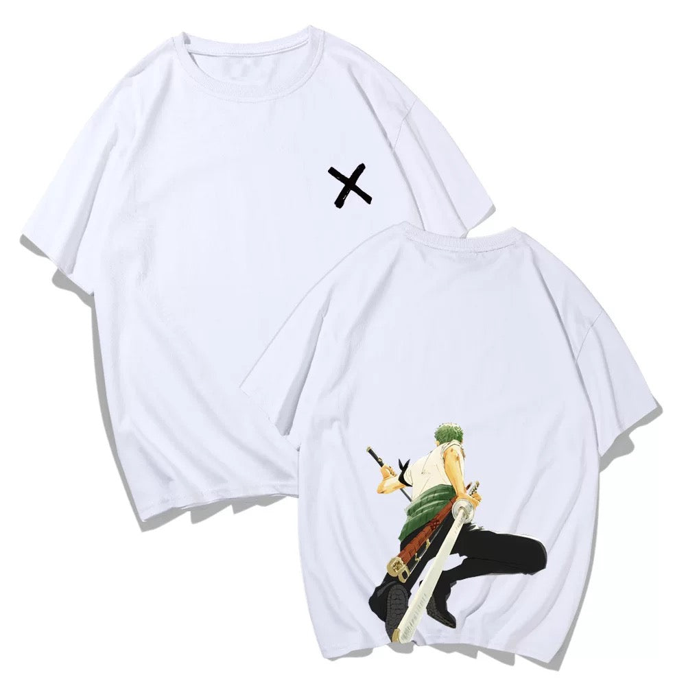 One Piece Zoro Holding Swords T-shirt