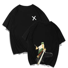 Load image into Gallery viewer, One Piece Zoro Holding Swords T-shirt
