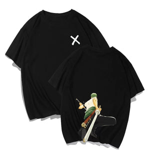 One Piece Zoro Holding Swords T-shirt