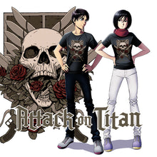 Load image into Gallery viewer, Attack on Titan Alan Mikasa T-Shirt
