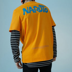 Naruto Uzumaki Graffiti Printing T-Shirt