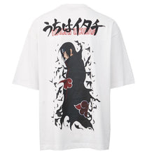 Load image into Gallery viewer, Naruto Uchiha Sharingan Back Graphic T-Shirt
