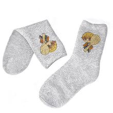 Load image into Gallery viewer, Demon Slayer Breathing Style Symbol Printing Socks
