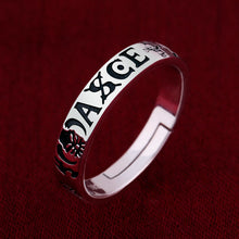 Load image into Gallery viewer, One Piece Three Brothers Silver Ring
