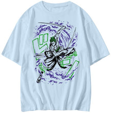 Load image into Gallery viewer, One Piece Zoro in Wano Country Printing T-shirt
