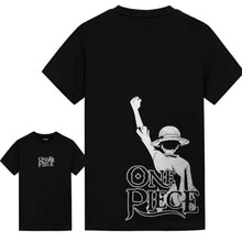 Load image into Gallery viewer, One Piece Luffy and Ace Back Graphic T-Shirt
