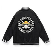 Load image into Gallery viewer, Straw Hat Pirates Jolly Roger Bomber Jacket
