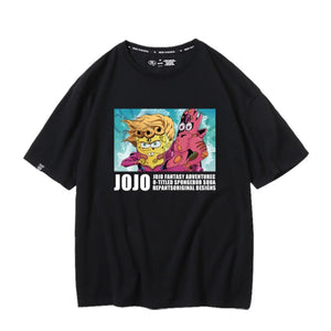 JoJo x SpongeBob Pattern T-Shirt