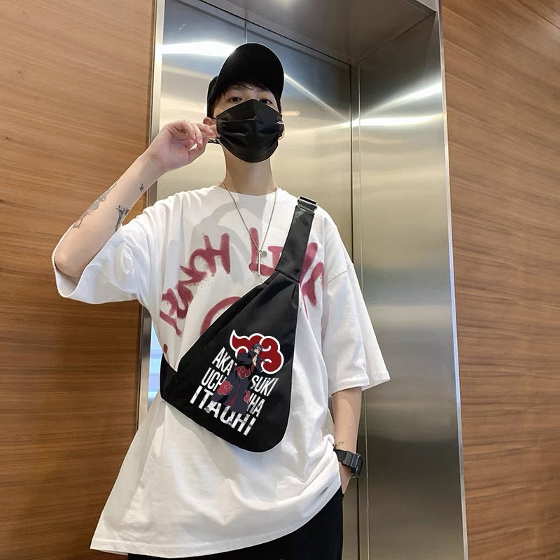 Naruto Logo Shoulder Messenger Bag – Tag Breaker