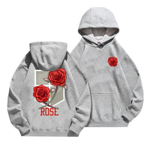 Load image into Gallery viewer, Attack on Titan Stationed Corps Rose Logo Hoodie
