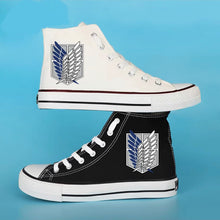 Load image into Gallery viewer, Attack on Titan x Warrior Pattern Canvas Shoes

