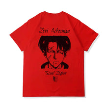 Load image into Gallery viewer, Attack on Titan Levi Ackerman Back Graphic T-Shirt
