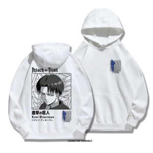 Attack on Titan Characters Graphic Hoodie