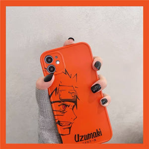 Naruto Line Draft Orange Phone Case