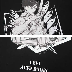 Attack on Titan Levi Ackerman Graphic T-Shirt