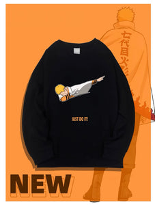 Naruto Characters with Kuso Gesture Sweatshirt