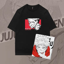 Load image into Gallery viewer, Jujutsu Kaisen Itadori and Ryomen Graphic T-Shirt
