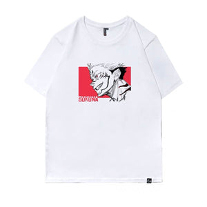 Jujutsu Kaisen Itadori and Ryomen Graphic T-Shirt