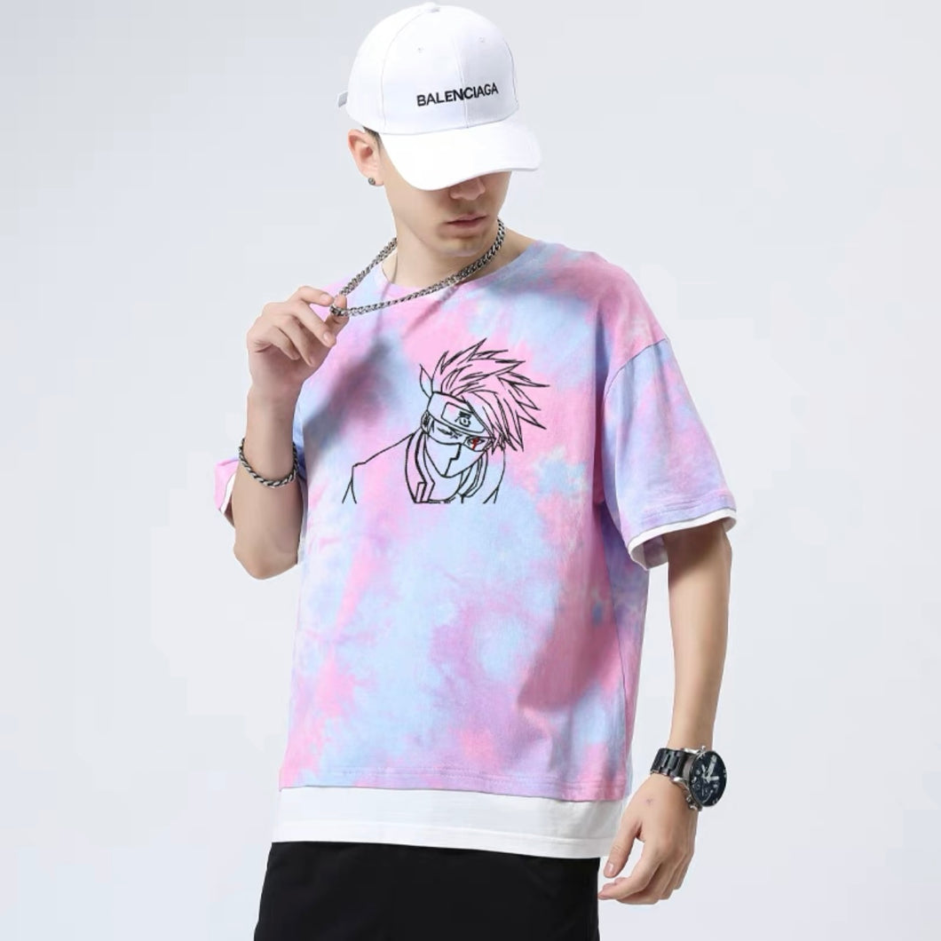 Naruto Tie Dye Line Draft T-Shirt