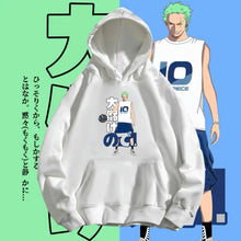 Load image into Gallery viewer, One Piece Zoro with Basketball Graphic Hoodie
