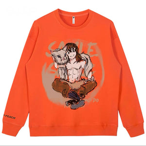 Demon Slayer Hashibira Inosuke Sweatshirt