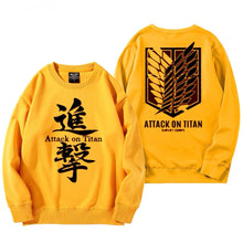Load image into Gallery viewer, Attack on Titan Theme Series Pattern Sweatshirt
