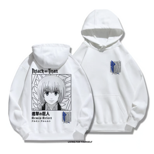 Attack on Titan Characters Graphic Hoodie