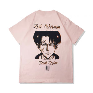 Attack on Titan Levi Ackerman Back Graphic T-Shirt