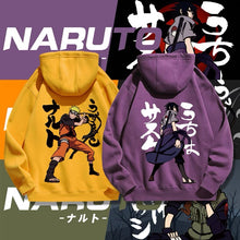 Load image into Gallery viewer, Naruto Uzumaki &amp; Sasuke Uchiha Battling Hoodie
