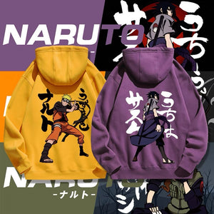 Naruto Uzumaki & Sasuke Uchiha Battling Hoodie