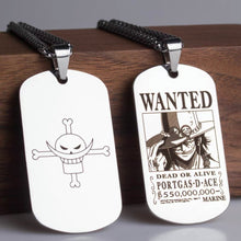 Load image into Gallery viewer, One Piece Characters Double-sided Necklaces
