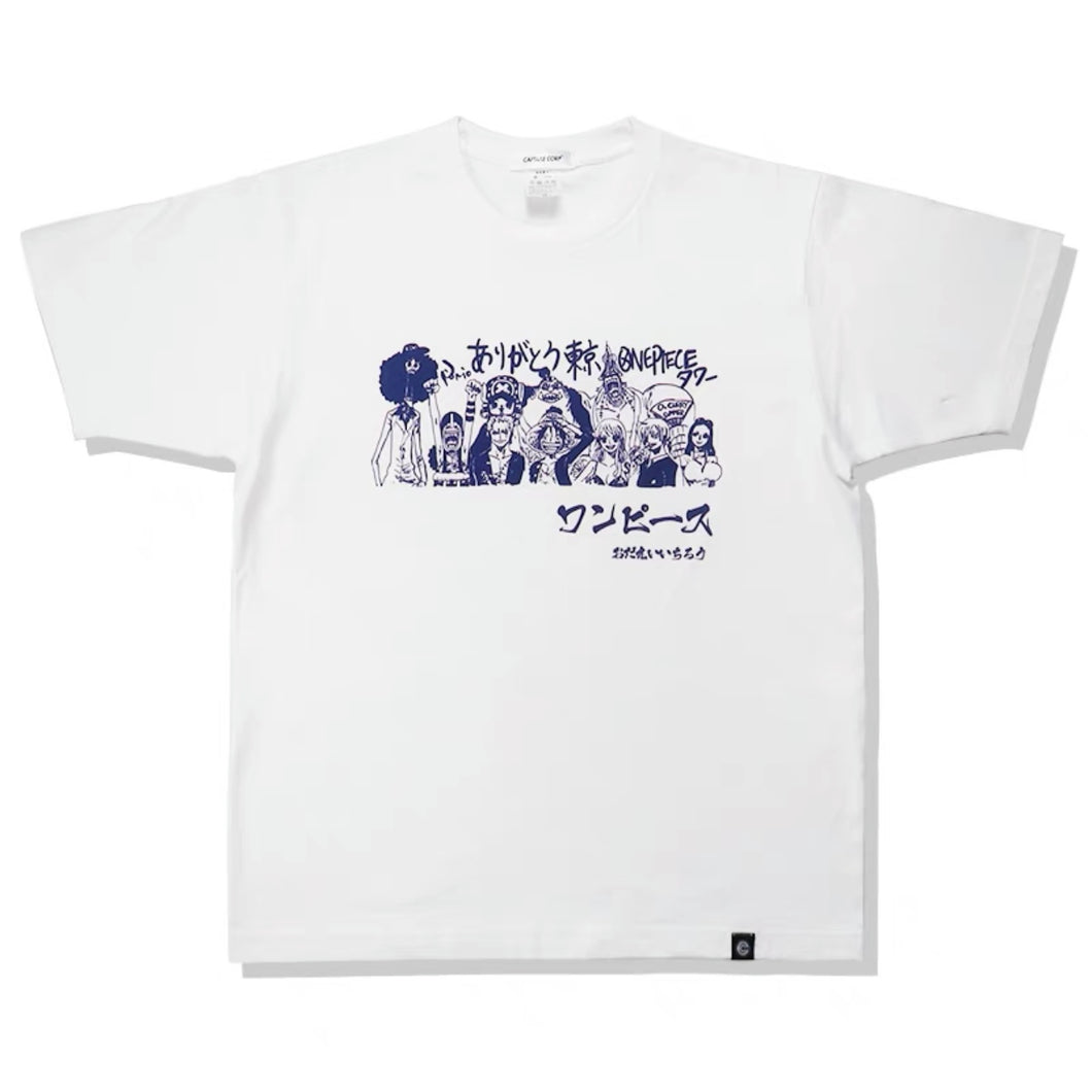 One Piece Characters Group Photo T-Shirt