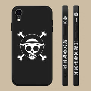 One Piece Logo Black iPhone Case