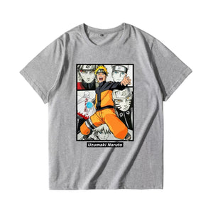 Naruto Characters Theme Posters Graphic T-Shirt