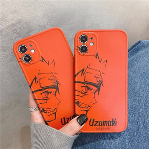 Naruto Line Draft Orange Phone Case