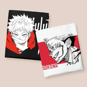 Jujutsu Kaisen Itadori and Ryomen Graphic T-Shirt