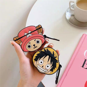 One Piece Luffy and Chopper Shape AirPods Case