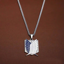 Load image into Gallery viewer, Attack on Titan Scouting Legion Logo Necklace
