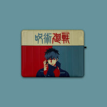Load image into Gallery viewer, Jujutsu Kaisen Theme Square AirPods Case
