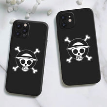 Load image into Gallery viewer, One Piece Logo Black iPhone Case
