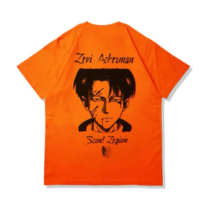 Attack on Titan Levi Ackerman Back Graphic T-Shirt