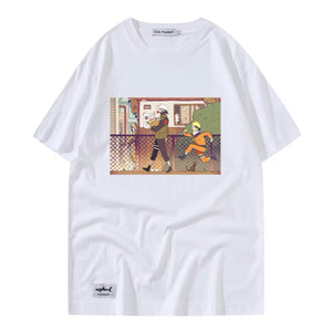 Naruto Kakashi Comics Graphic T-Shirt