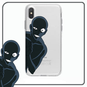 Detective Conan Men in Black Kuso iPhone Case