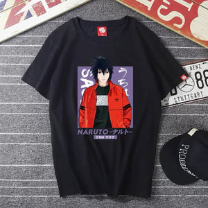 Naruto Characters in Street Fashion T-Shirt