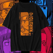Load image into Gallery viewer, Naruto Colourful Characters Graphic T-Shirt
