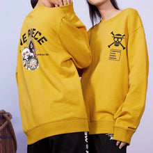 Load image into Gallery viewer, One Piece Back Graphic Yellow Sweatshirt
